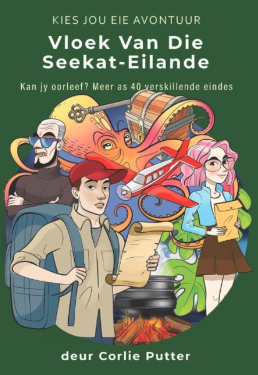 Cover of Vloek van Seekat Eiland by Corlie Putter
